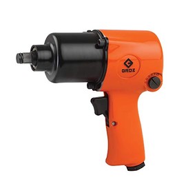 Groz 61920 1/2" Pneumatic Impact Wrench, Aluminium Body