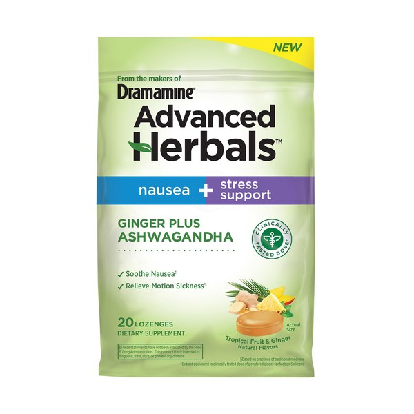 From the Makers of Dramamine, Advanced Herbals, Nausea and Stress