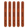Boboku Wood Pro Nail File 73, Mixed Colors, 5 Pieces / 보보꾸 우드 프로 손톱 파일 73, 혼합색상, 5개