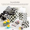 MACKENZIE-CHILDS Tissue-Box Cover, Tissue Holder for Home Decor, Black-and-White Courtly