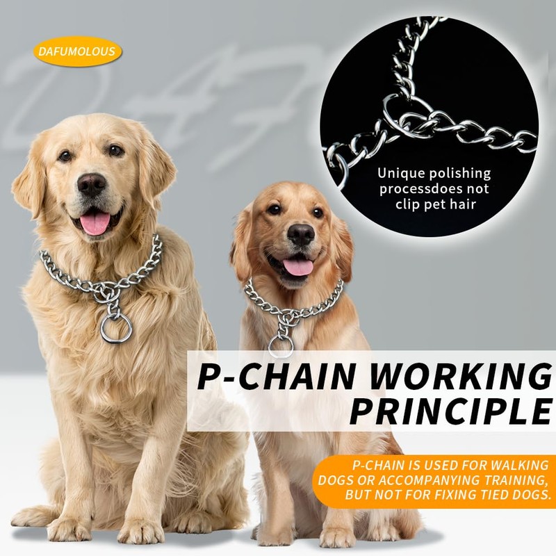 DAFUMOLOUS Collars Martingale Collar Adjustable Collar (18 inch，3.0mm)