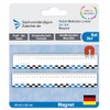 Sachverständigen-Accessoires® Crime Scene Ruler as Detective Magnetic Cards, Set of