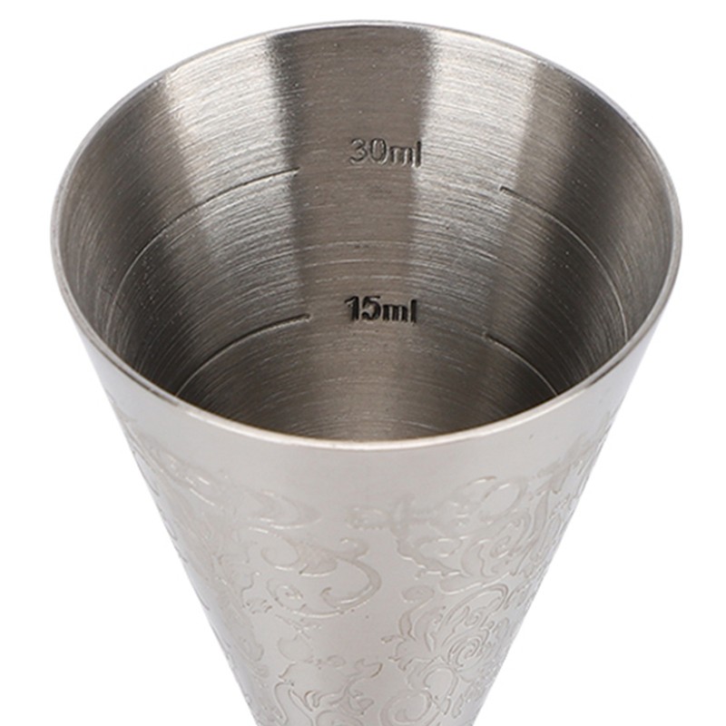 30ml 45ml Beautiful Stainless Steel Jigger with Scale Drink Wine