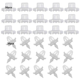 60pcs Side Door Trim Clips Door Side Trim Clips Trim Bracket Protective Strip Side Panels Planking Door Trim Car for Sacco 190 W201 W124 A124 S124 A0019884981 A0019885181