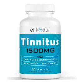 Suplemento Alivio De Tinnitus Para Oídos Elikadur Hecho Usa Sabor Sin Sabor