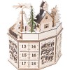 Small foot Advent calendar with pyramid.
