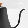 8-Cup Electric Gooseneck Kettle, Black With Automatic Shut-off - Ergonomic