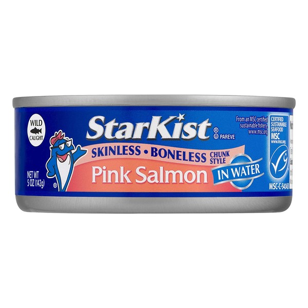 StarKist Wild Pink Salmon - Skinless, Boneless - 5 oz Can  (Pack of 12)