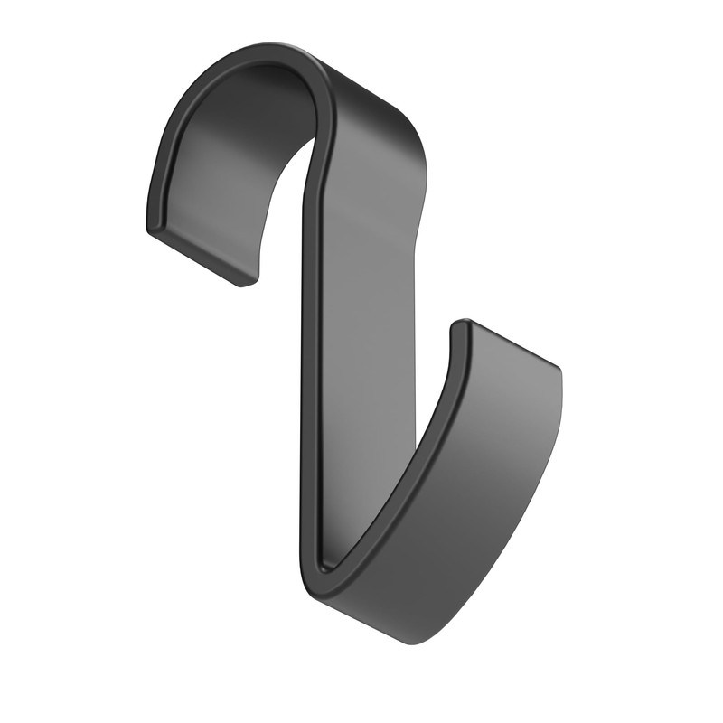 Sillar Radiator Hooks Pack of 8 Black - Towel Hooks
