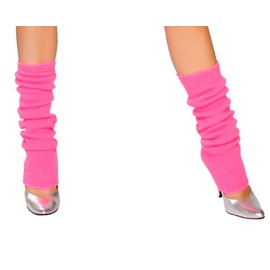Fancy Dress Pink Legwarmers One Size