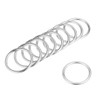 sourcing map O Ring Buckle 30mm(1.2") ID 3mm Thickness Zinc