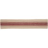 Yuletide Burlap Red Stripe Runner 12x72