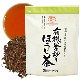 Hojicha Tea, Roasted Green Tea, Low Caffeine, JAS Certified Organic, Japanese Loose Leaf Tea, 150g 【YAMASAN】