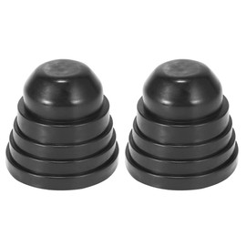 X AUTOHAUX Pack of 2 Headlight Dust Protection 50 mm 55 mm 60 mm 65 mm Car Rubber Housing Sealing Caps Waterproof Dustproof Caps