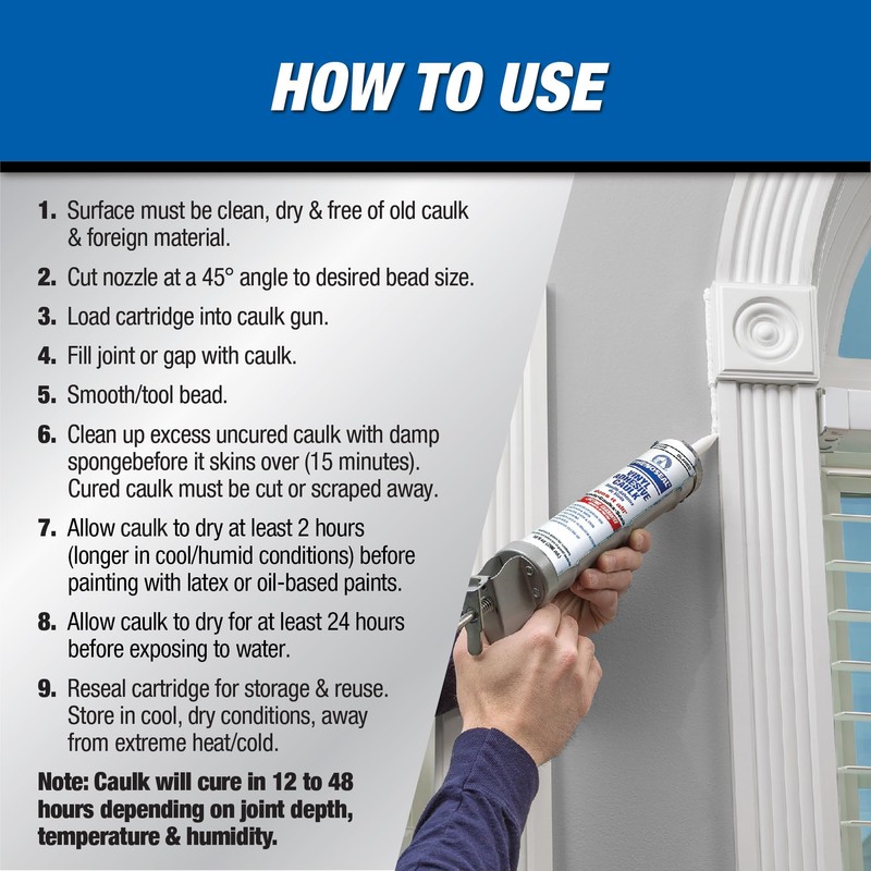 DAP 2102 Phenoseal Vinyl Adhesive Caulk, 10 oz, Almond