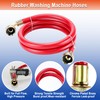6 FT Washing Machine Hoses with 90 Degree Elbows Universial