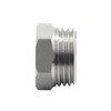 Fitvell Stainless Steel Reducer Faucet Adapter 1/2 NPT Male to