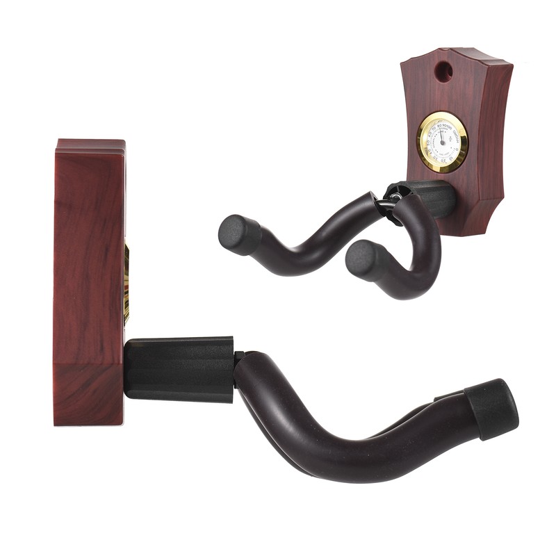 2-in-1 Guitar Wall Mount with Hygrometer Humidity Meter Guitar Wall
