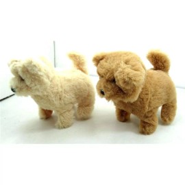 Mytoys and Gift Walking, Moving, Barking, Tail Wagging Plush Baby Mini Puppy dog Random Color