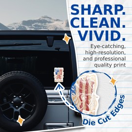 (2 Pack) Veteran Sticker - Military Pride - Veteran Appreciation - Veteran Gratitude - 5 Inches On Longest Side - Premium Vinyl - for Cars, Trucks, Skateboards, Laptops - Made in USA - BMCS0670