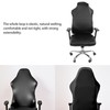 Gaming Chair Covers Comprehensive Protection Stretchable Comfortable Waterproof Black PU