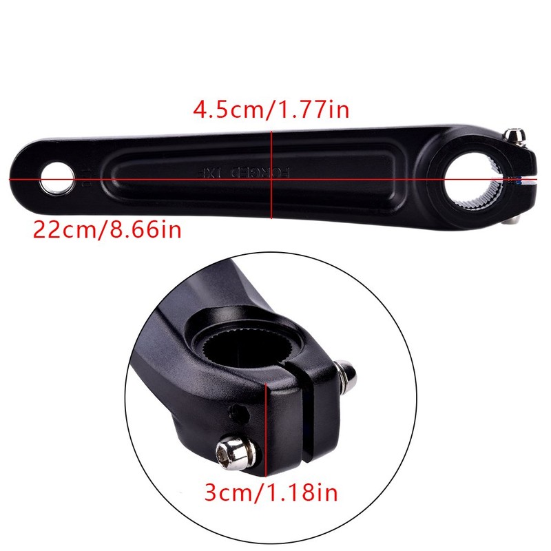 Dilwe Bicycle Crank Arm 170 mm Aluminium Alloy Left Bicycle