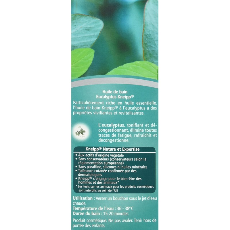 Kneipp Bath Oil Eucalyptus 100ml