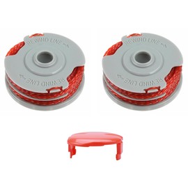CwQisjk Strimmer Spool Line，Trimmer Spool Cover Caps，for Flymo FLY021，Compatible with Flymo Contour XT/500E/500 XT/Multi Trim/Power Trim/Mini Trim