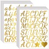 1600 Pieces 30 Sheets Vinyl Cursive Letters Stickers Set,1 Inch