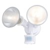 VAXCEL White Motion Sensor Dusk to Dawn Outdoor Security Flood