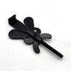 Portable Door Lock for Travel & Hotel - Double Lock Security Device for Room Doors Travel Black