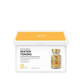 Wonjin Effect WATER TONING DAILY MASK 30Sheets, Hydrating, Moisturizing, Skin Elasticity, Wrinkle Care, Skin Vitality, Dull Skin Care, Hyaluronic Acid, Skin Barrier, Mask Sheet