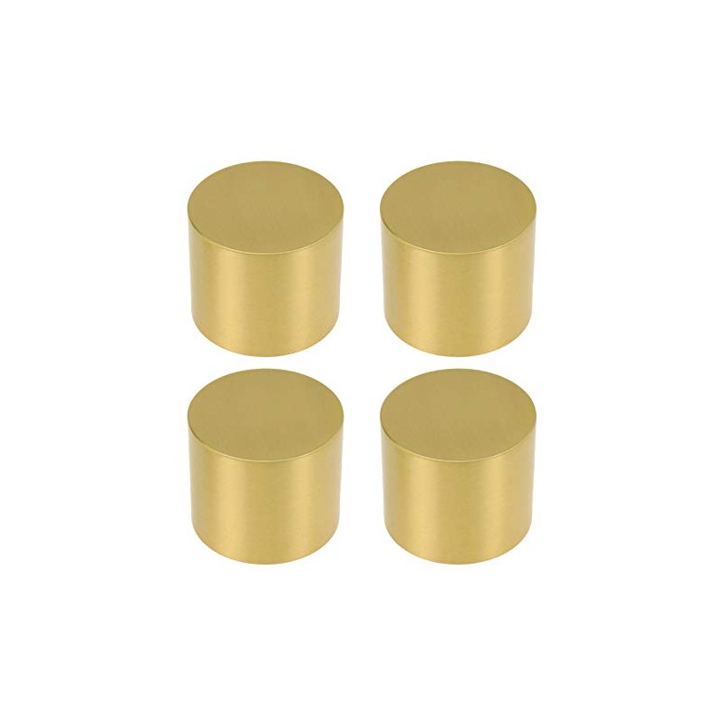 Geesatis 4 Pcs Copper Gold Furniture Pads Floor Protector Chair