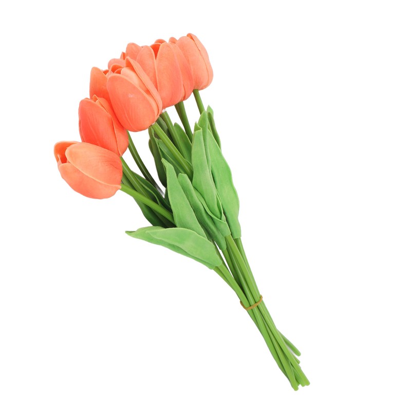 10pcs Artificial Tulip Flowers High Simulation Flowers Decor for Living