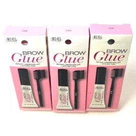 (3) Ardell Brow Glue Instant Lamination Lift + Styling Tool NIP 0.35 oz Each