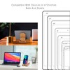 Etokon.Org Bamboo Phone Stand and Tablet Stand, Foldable Universal Adjustable