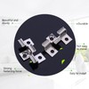 jackfru WPC Clips, 100 Pieces, Patio Clips, WPC Plank Mounting