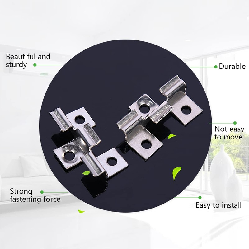 jackfru WPC Clips, 100 Pieces, Patio Clips, WPC Plank Mounting