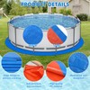 LEZZYRUCK 12ft Round Pool Liner Pad for Above Ground Pools,