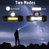 2x 1200000LM LED Headlamp Rechargeable Headlight Zoom Head Torch Lamp