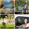 20000mAh Solar Camping Fan, Portable Rechargeable Battery & Solar Powered