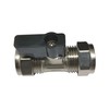 15mm Lever Operated Chrome Isolation Valve CxC