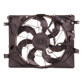 Engine Radiator Cooling Fan Assembly for Hyundai Genesis Coupe '13-'16 V6/3.8 W/Resistor | OE No. 25380-2M280 | Partslink No. HY3115148