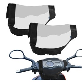 2 x Mobility Scooter Cover Waterproof Rain Cover Black Tiller Protector Universal Accessories for Scooter Accessories
