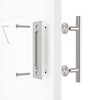 WINSOON 2 Pack12 Sliding Barn Door Handles Hardware with Flush