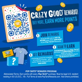 Pop-Tarts Toaster Pastries, Breakfast Foods, Kids Snacks, Frosted Cinnamon Roll (96 Pop-Tarts)