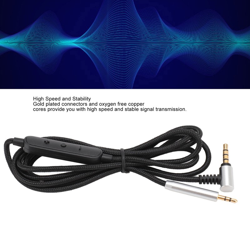 2.5mm to 3.5mm Headphone Cable with Inline Mic and Volume