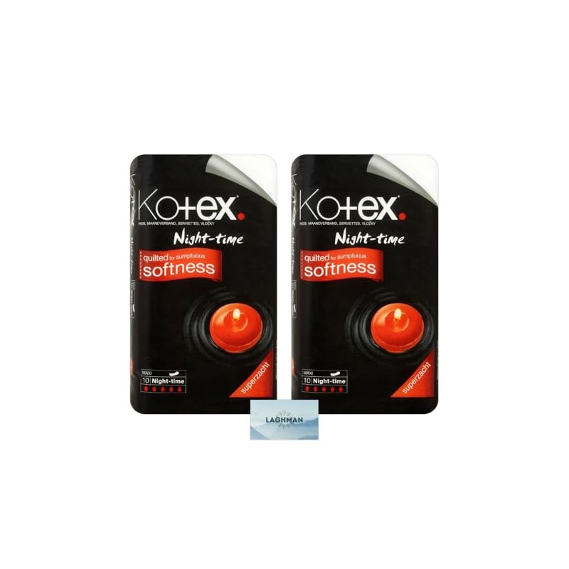 Sanitary Towels Night Time Maxi 10 Pads - Bundle of