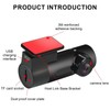 Dash Cam Front 1080p, Mini Dash Cam Car with App,