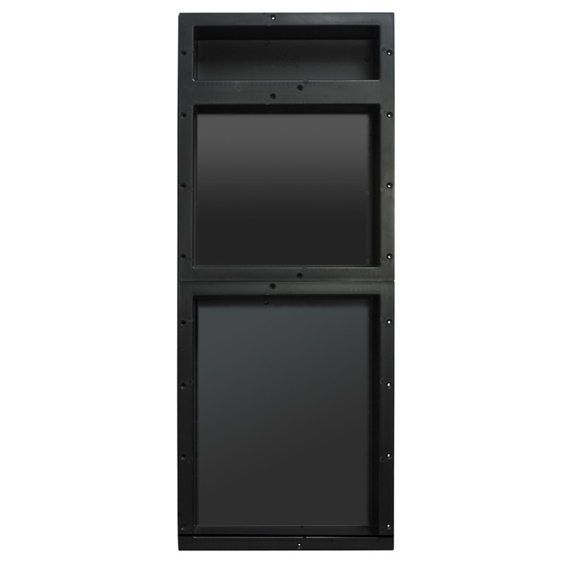 Tile Redi USA RNT166S-14-20 Shower Shelf, 16" x 40", Black